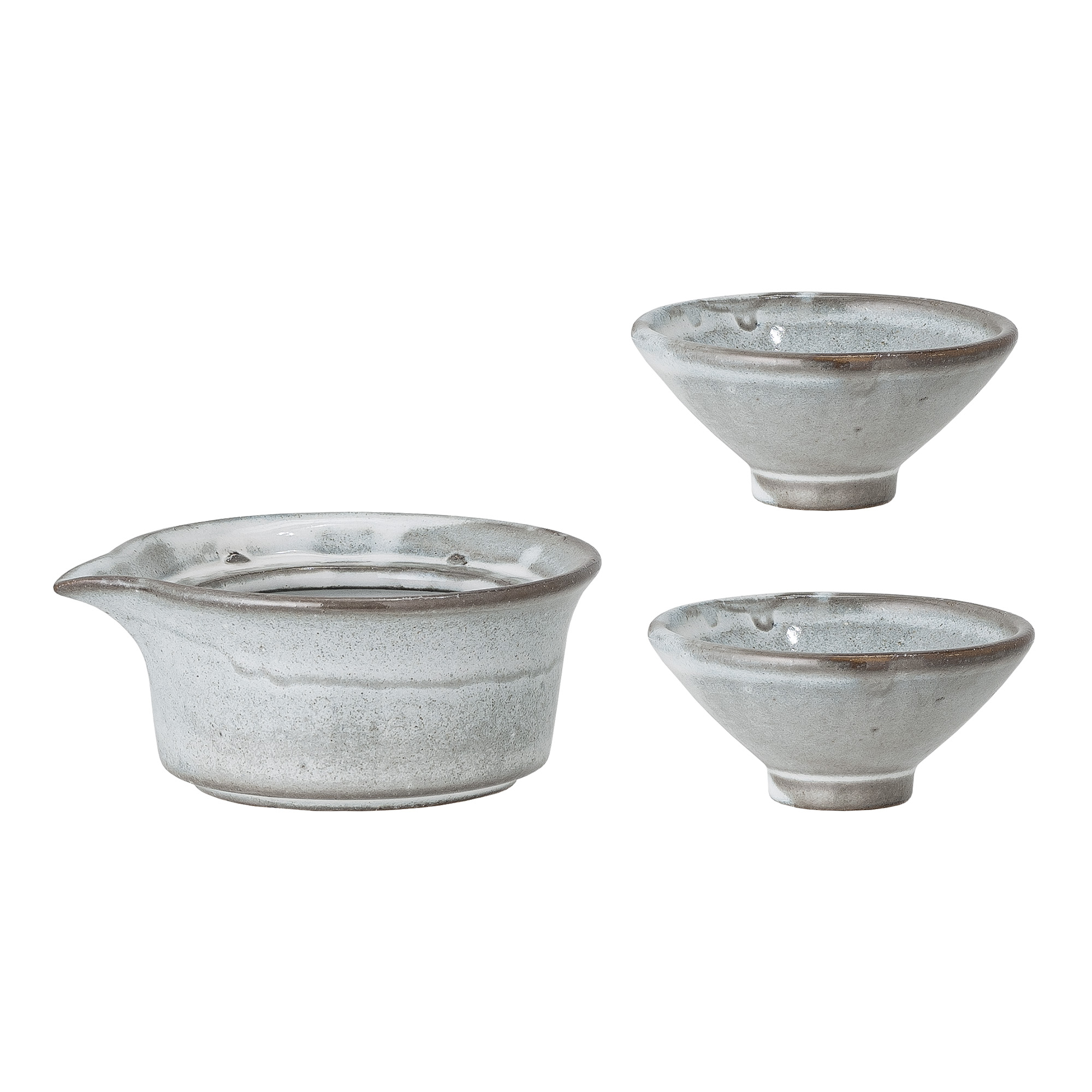 Masami Sushi Set With Bowls / Tray Stoneware - Bloomingville