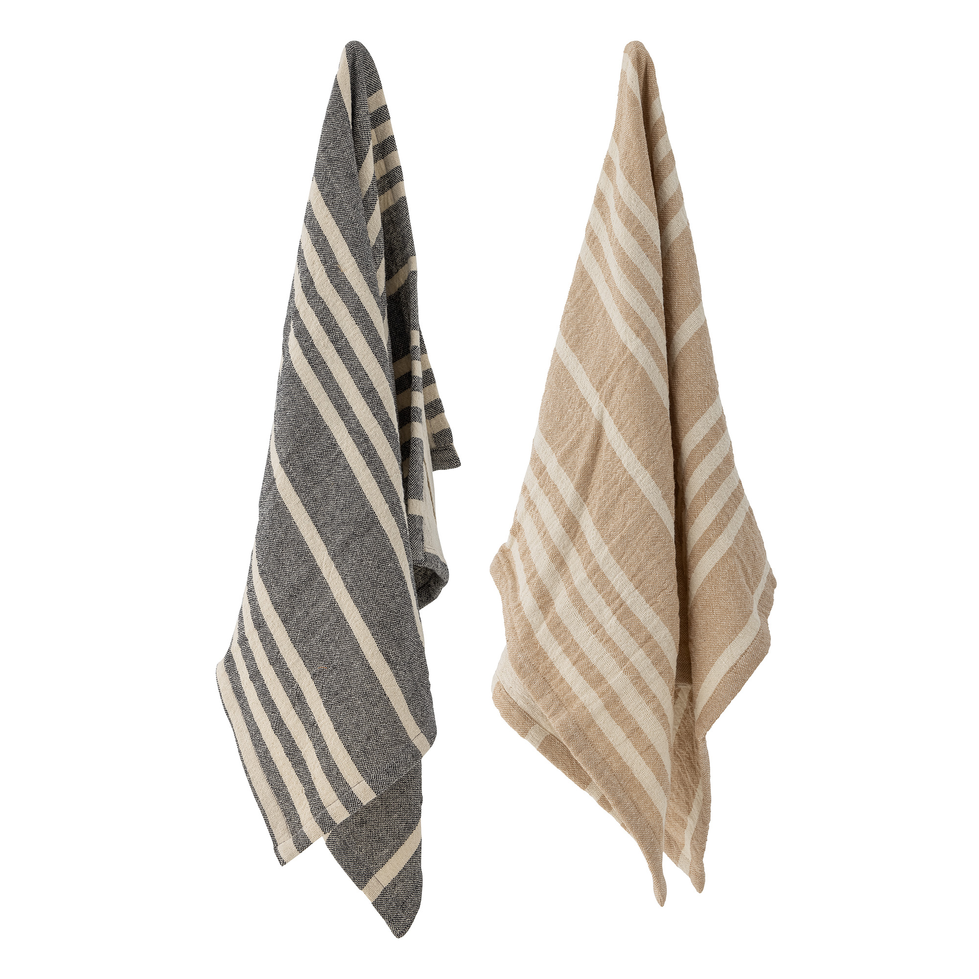 Malucca Kitchen Towel, Brown, Cotton