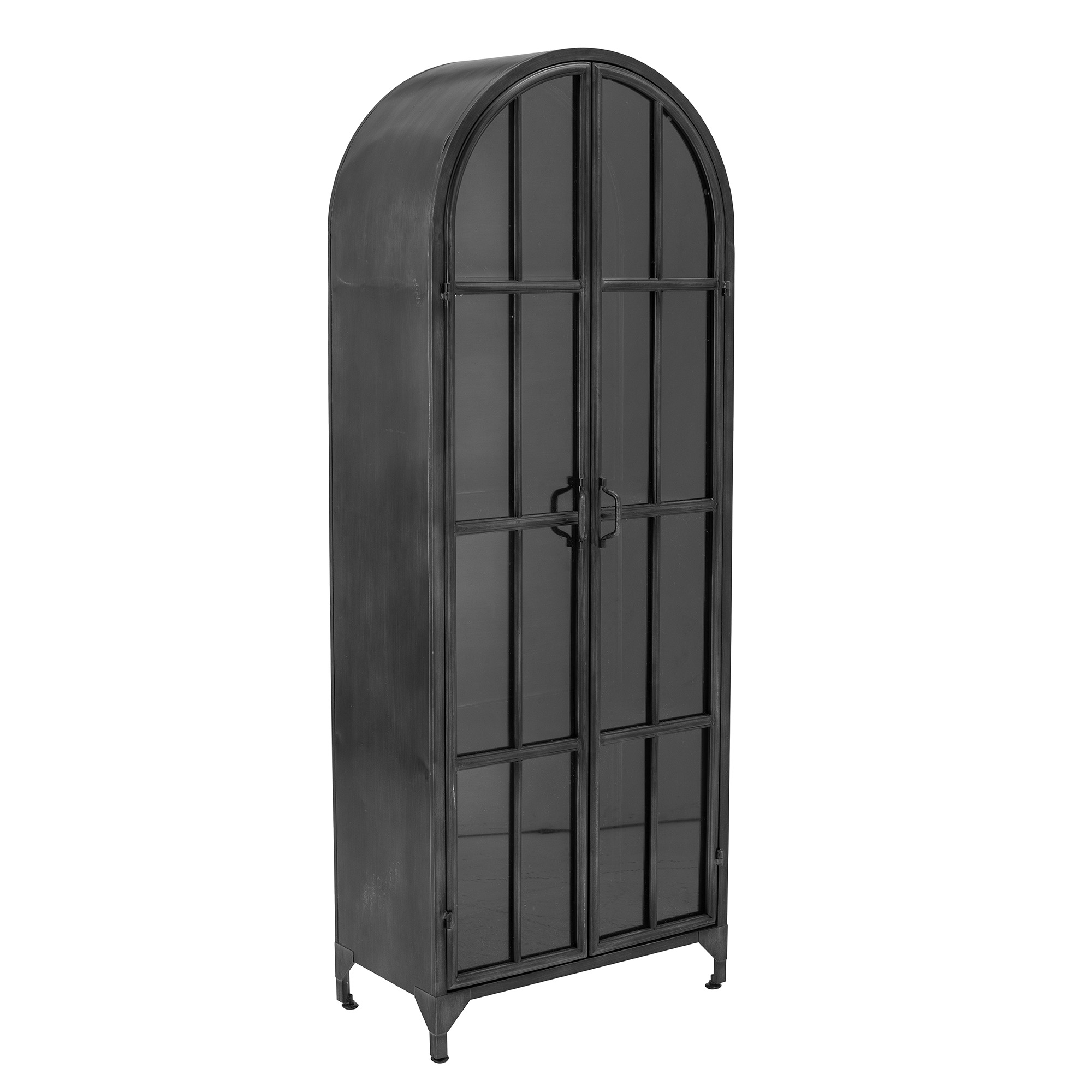 Black metal online armoire