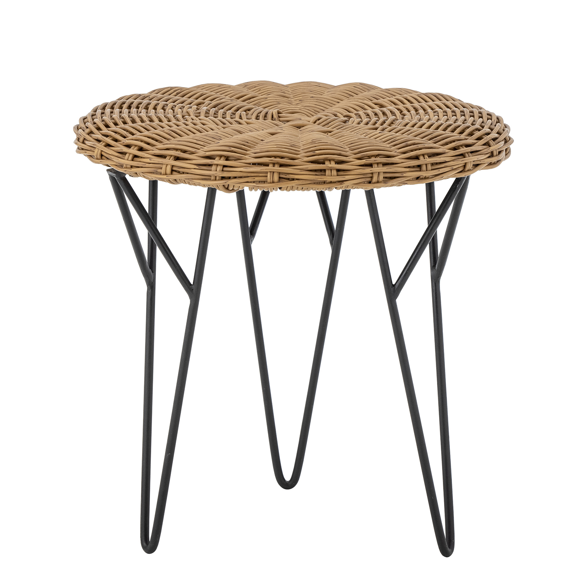 Poly rattan on sale side table