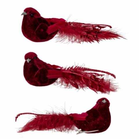 Peace Deco Bird, Rouge, Plume